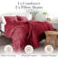 Ensemble d'édredon en microfibre à motif de jacquard de la collection Marrakech par Southshore Fine Linens-2077113195-2077113196
