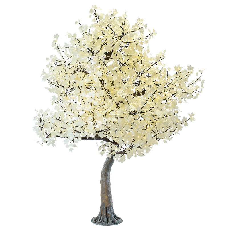 Arbre lumineux 10 'et branches, Blanc