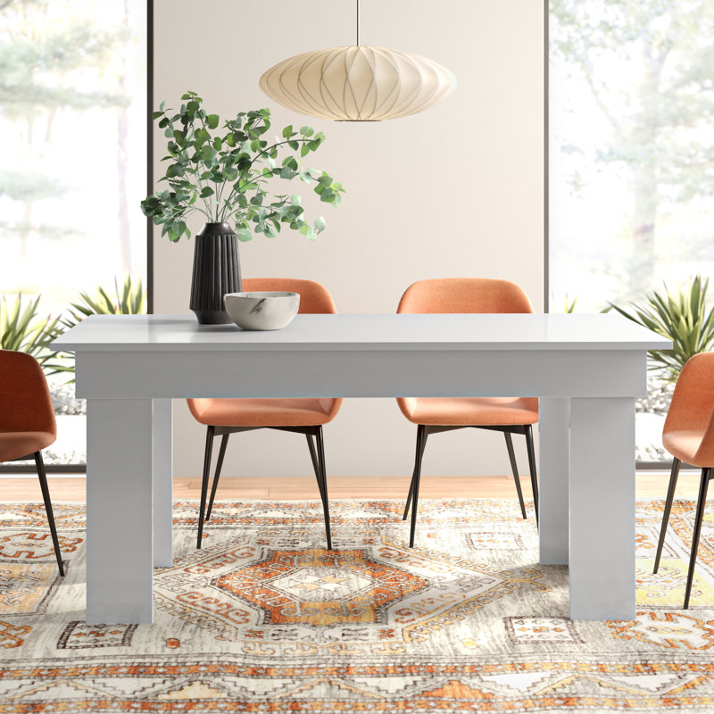 Luyster Dining Table, White