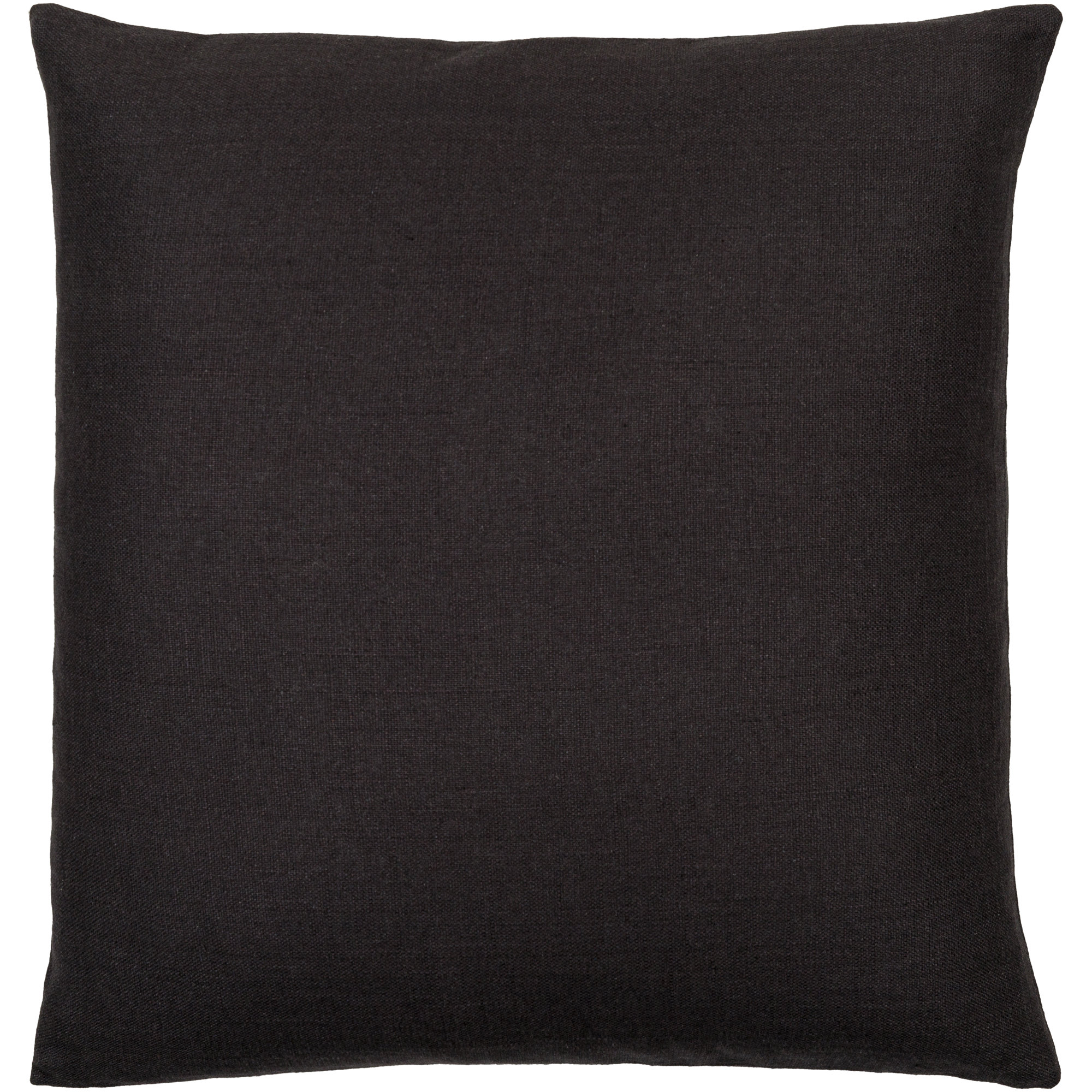 Natalia Cotton Throw Pillow, Pillow Cover Only - No Insert, Black