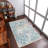  Washable Area Rug Large Rugs for Living Room Oriental Ivory Blue Carpet Area Rugs for Bedroom Dining Room Non-Slip Stain Resistant -Stylish and Durable Home-30779568