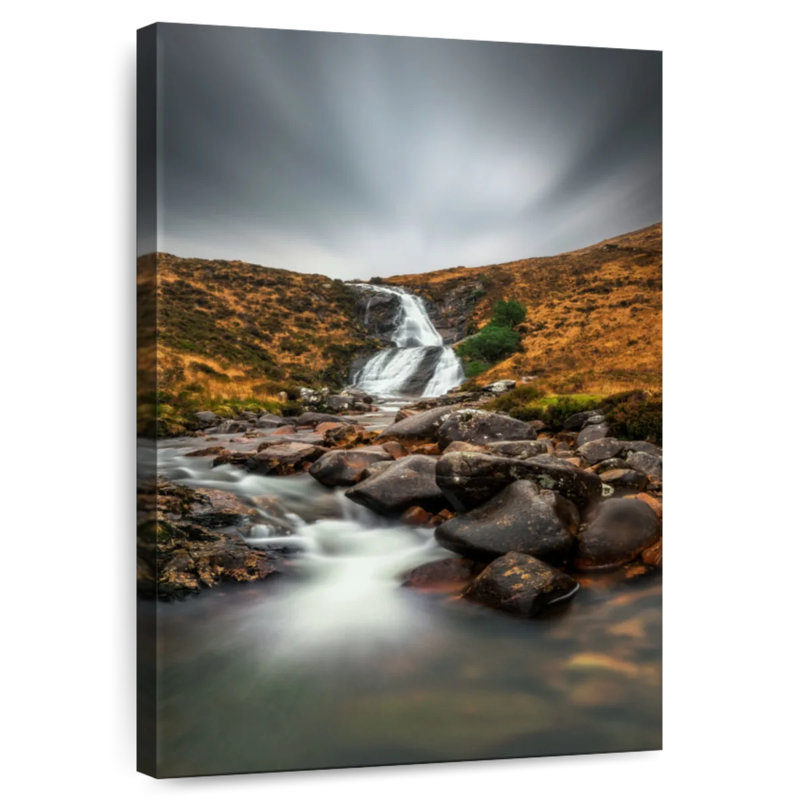 Alvord River Sligachan Waterfall, 51" H x 34" W
