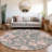 Inoa Gray Washable Indoor-Outdoor Rug - -718462846