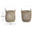 Delma 2 Piece Rattan Basket Set