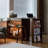 40.94"Retro Solid Wood Telescopic Bar Table