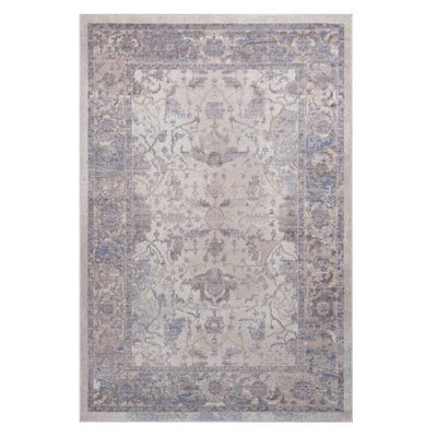 8X10 Brown/Beige /Traditional Non-Shedding Living Room Bedroom Dining Home Office Stylish And Stain Resistant Area Rug