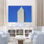 Monument de Washington sur un ciel bleu-901674827
