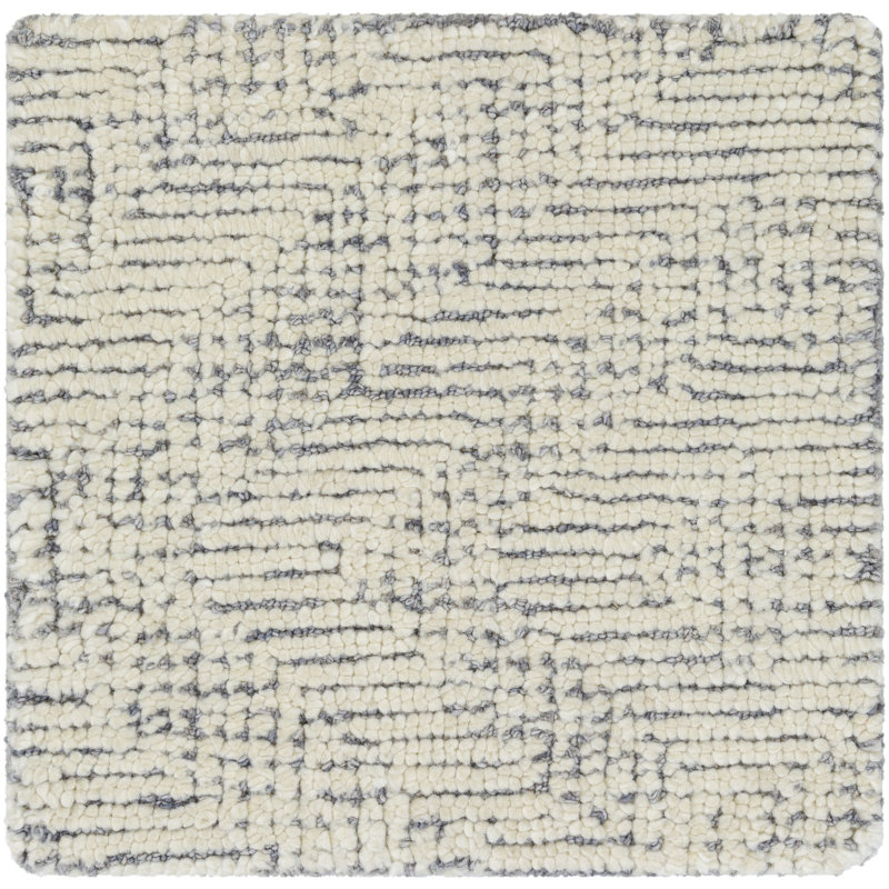 Antonella Hand Tufted Geometric Indoor Rug, Rectangle 6' x 9'