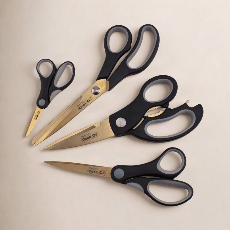 BergHOFF Studio 4Pc Gold Series Titanium Scissors Set