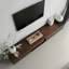 Wabi-sabi style solid wood TV cabinet-128477605