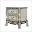 Table de chevet traditionnelle avec 2 tiroirs-409330029