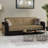 27.6 " Upholstered Convertible Sofa-642265646