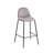 Lazio Velvet Bar Stool with Iron Legs-1468054090-1374363110