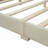 Queen Size &amp; Twin XL Size Upholstered Platform Bed, No Box Spring Needed, Sturdy &amp; Durable