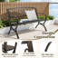 Banc de parc en fer Ethanael