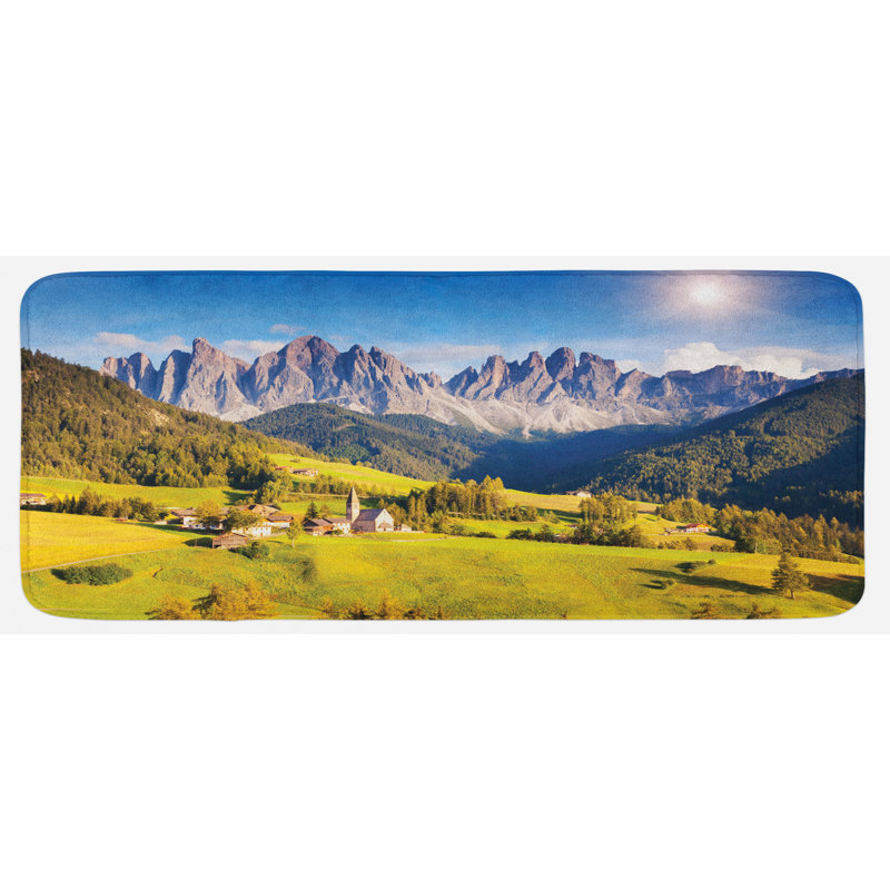 Tapis de cuisine mountain
