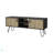 Hairpin Legs TV Rack, Media Unit With 2 Doors And Open Shelves