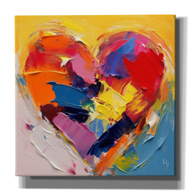 «Vivid Heartbeats» par Ivan Guaderrama, art mural sur toile