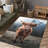 Floral Harmony: Luxurious Soft Pile Printed Rug with Intricate Blossom Design for Sophisticated Home Decor-2113637207