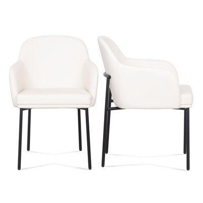 Ensemble de 2 fauteuils en cuir Sydney