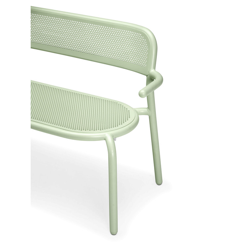 Toni Bankski Outdoor Bench, Mist Green