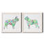 Tapisserie «French Bull», ensemble de 2 peintures sur toile encadrées-176249169-176249180