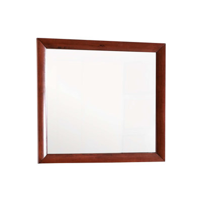 Miroir moderne de haute qualité Marilla avec verre à faible distorsion, conçu pour le montage de la commode et les reflets clairs