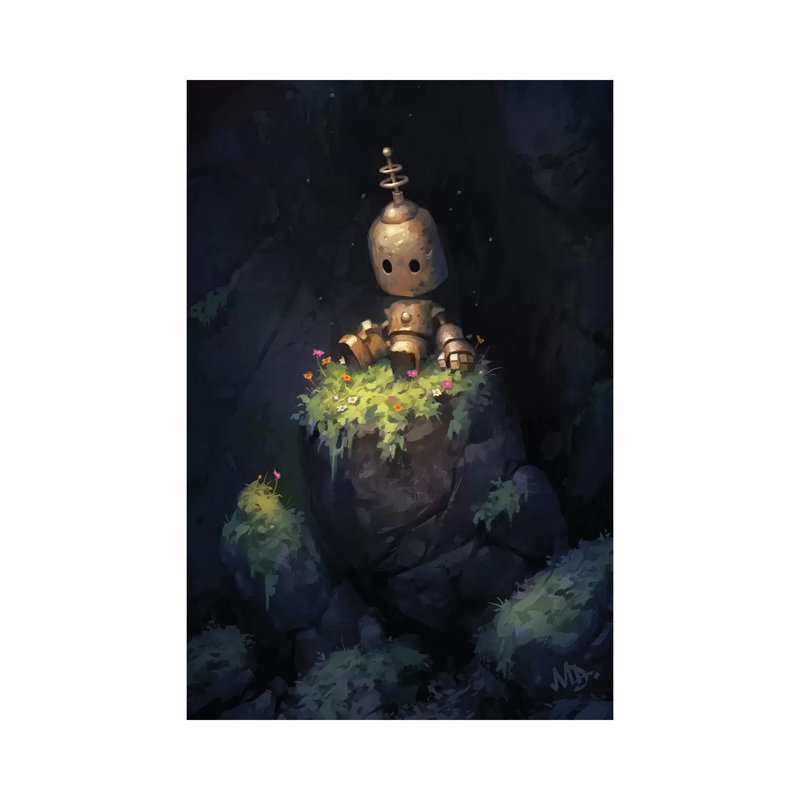 Art sur toile Secret Garden, H 26 po x l 18 po x 1,5 po, Toile tendue