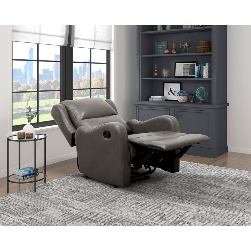Fauteuil inclinable en similicuir rembourré 1pc