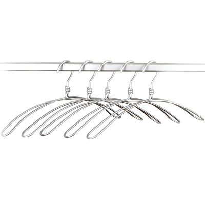 Wide Aluminum Hangers – Lightweight, Anti-Slip Metal Clothes Hangers For Indoor And Outdoor Use