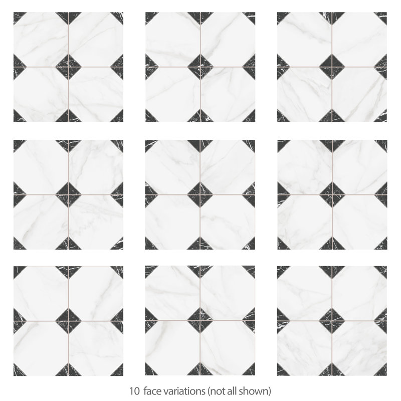 Merzoni Yard 13 In. X 13 In. Porcelain Floor And Wall Tile