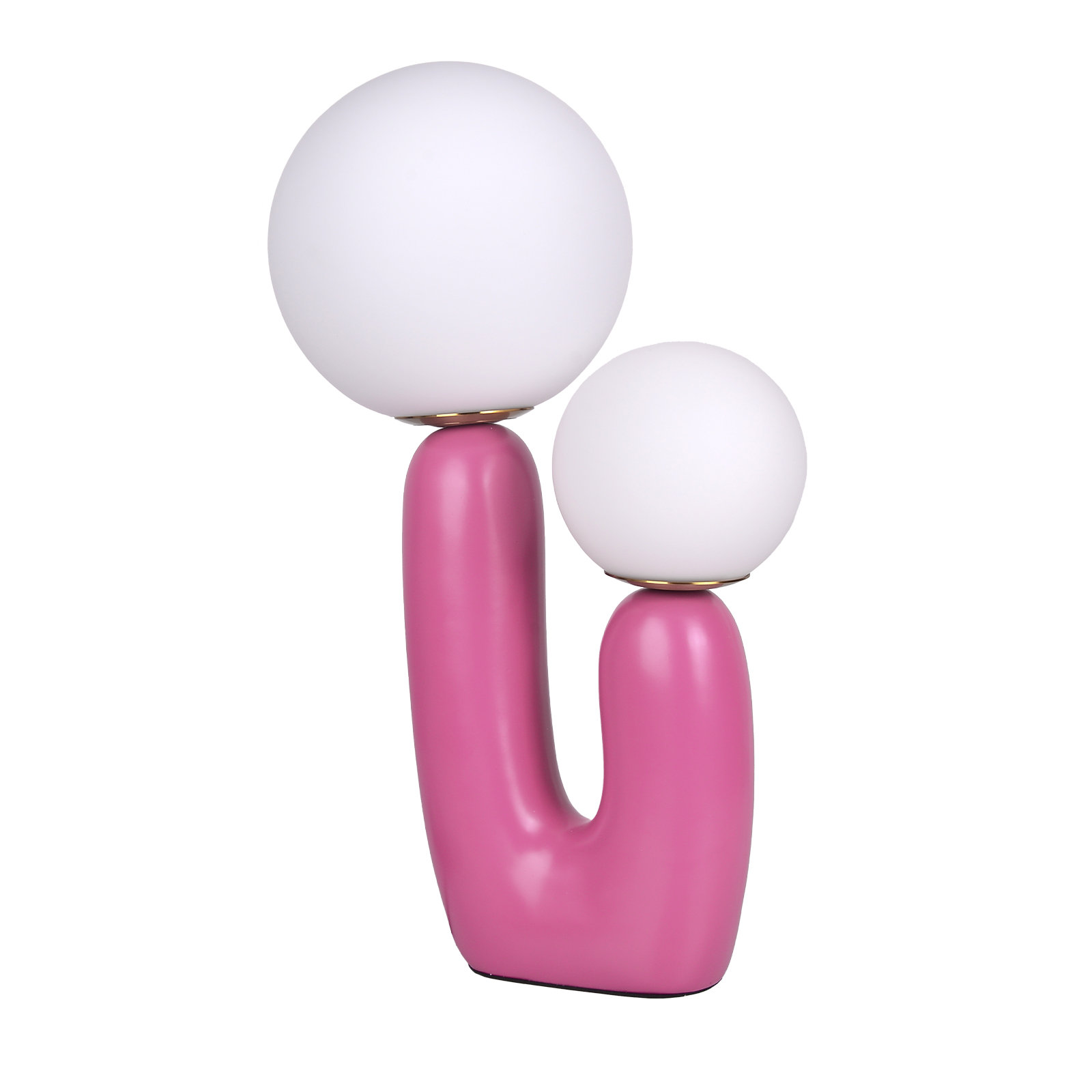 Yuma Resin Table Lamp, Barbie Pink