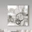 « full circle ii gray », reproduction de peinture à l’acrylique sur toile tendue-31871154