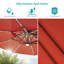 Parasol pour patio en porte-à-faux à DEL 11 pi-1874215891