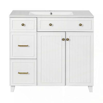 Modern Bathroom Vanity with Advanced Features for Enhanced Functionality