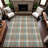 Premium Machine Washable Mayfield AMF1300 Plaid Rug-107803354