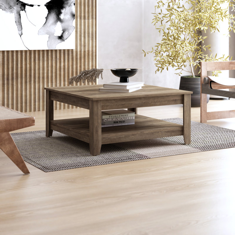 Weddel Basilico Coffee Table with Storage - Classic Style