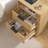 17.7'' W 2-Drawer Nightstand with Charging Station, Fluted Bedside Table with Open Cubby