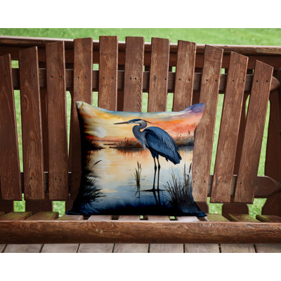 Coussin Blue Heron