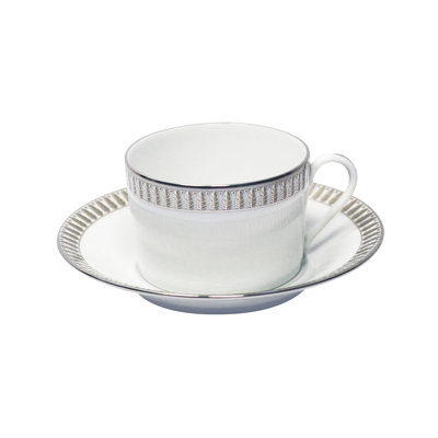 Plumes Porcelain Teacup