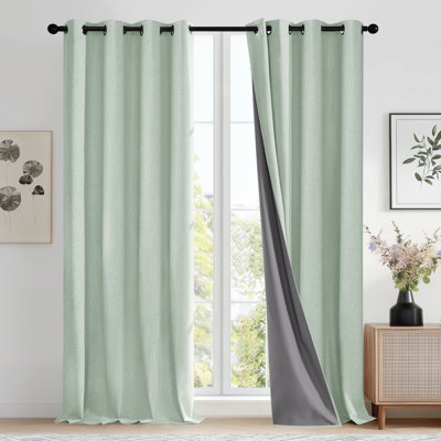 Ipswich Blackout Thermal Grommet Curtain Panels