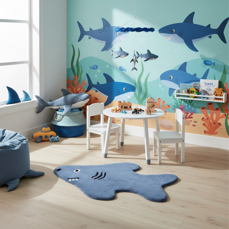 Shark 25" x 40"