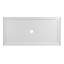 Base de douche 60 po x 34 po blanche DeerValley avec plateau de douche à seuil simple, conception antidérapante-94903590