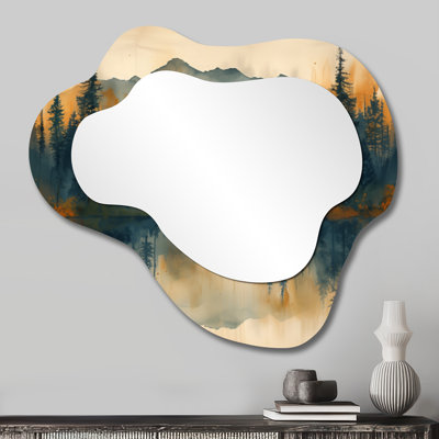 Miroir décoratif rustique et irrégulier rustique