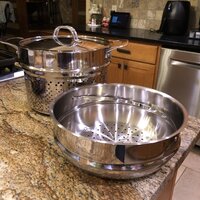 Viking 3-Ply Stainless Steel 8 Qt Multipot 4-Piece Set with Metal