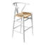 Tabouret de bar et de comptoir en bois massif Etta-1056858786-1056858789
