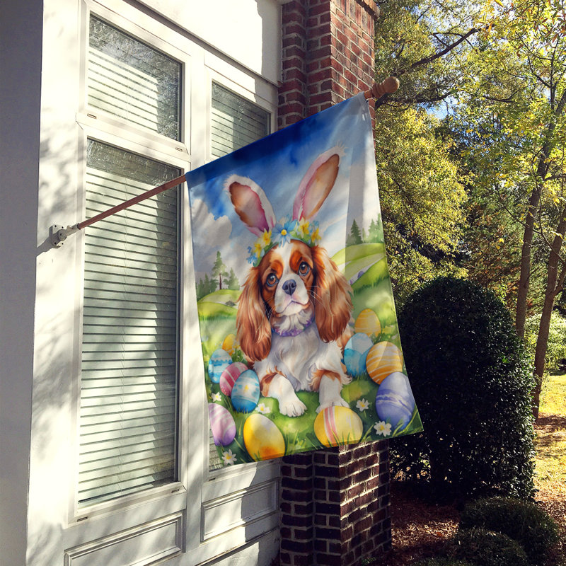 Easter Egg Hunt Double Sided 40'' H x 28'' W Polyester Easter House Flag