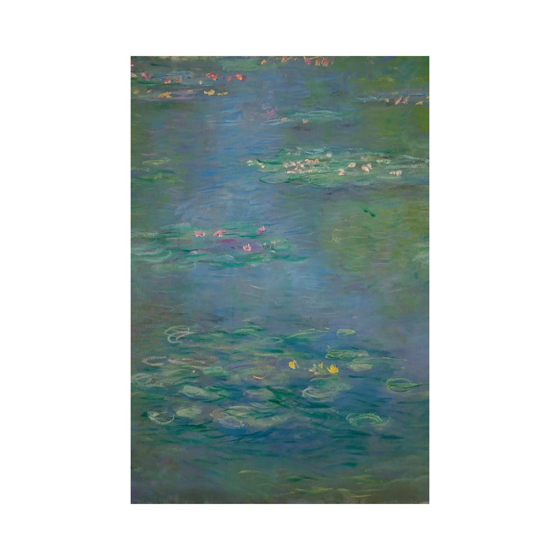 Waterlilies, Detail, 1903 by Claude Monet - Wrapped Canvas Painting, 152.5 cm H x 101.5 cm W