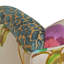 Wingback Accent Arm Chair, Floral & Leopard, Blue-Teal & Purple Velvet-1800619756
