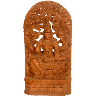 Déesse Lakshmi assise à Lalitasana
